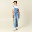 Salopette en jean denim stone femme