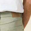 Bermuda droit 5 poches vert olive homme