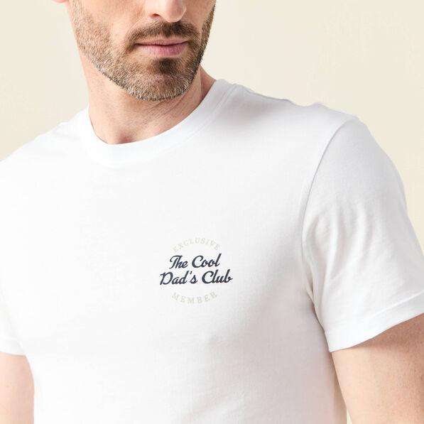 T-shirt manches courtes blanc homme
