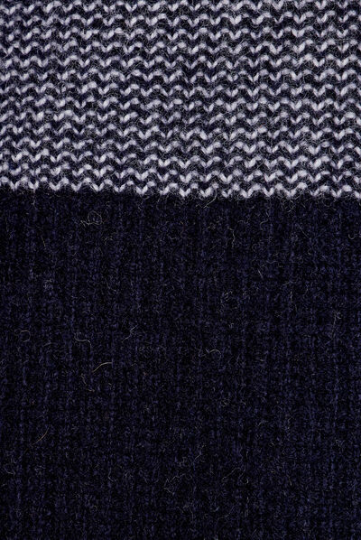 Pull manches longues marron homme