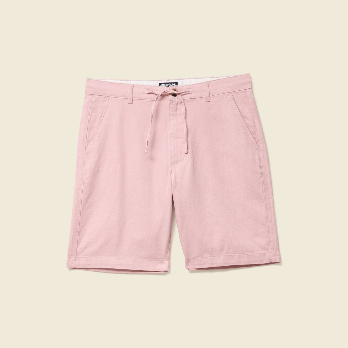 Bermuda chino rose pastel homme