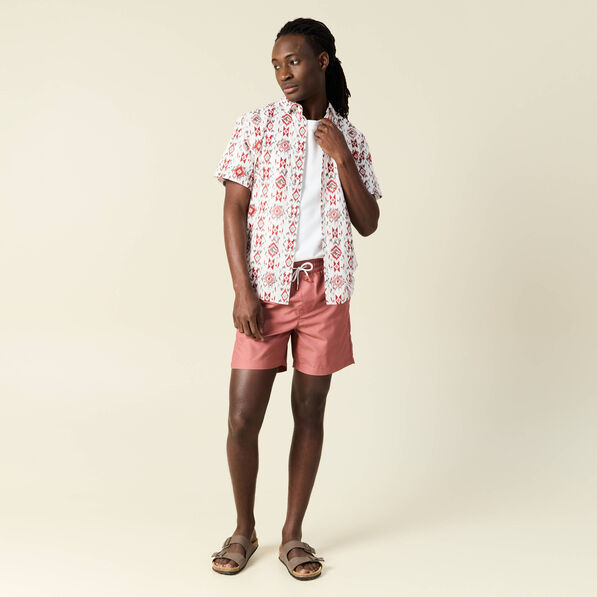 Short de bain vieux rose homme