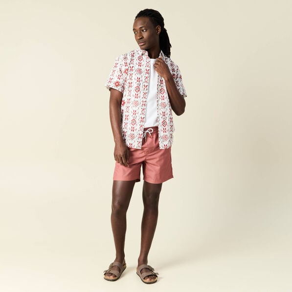 short de bain vieux rose homme Short de bain vieux rose homme