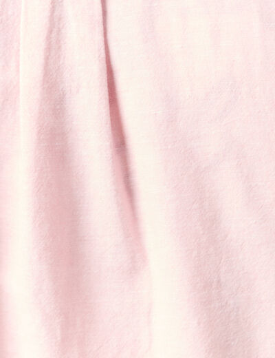 Chemise manches longues rose pastel homme