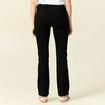 Jeans bootcut denim noir femme
