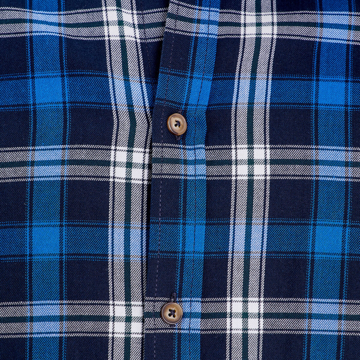 Chemise manches longues bleu marine homme