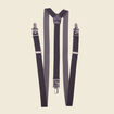 Bretelles avec pinces noir homme