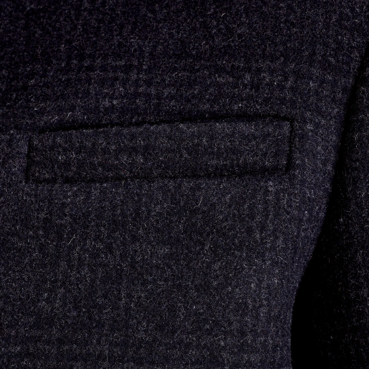 Pardessus droit boutonné gris foncé homme