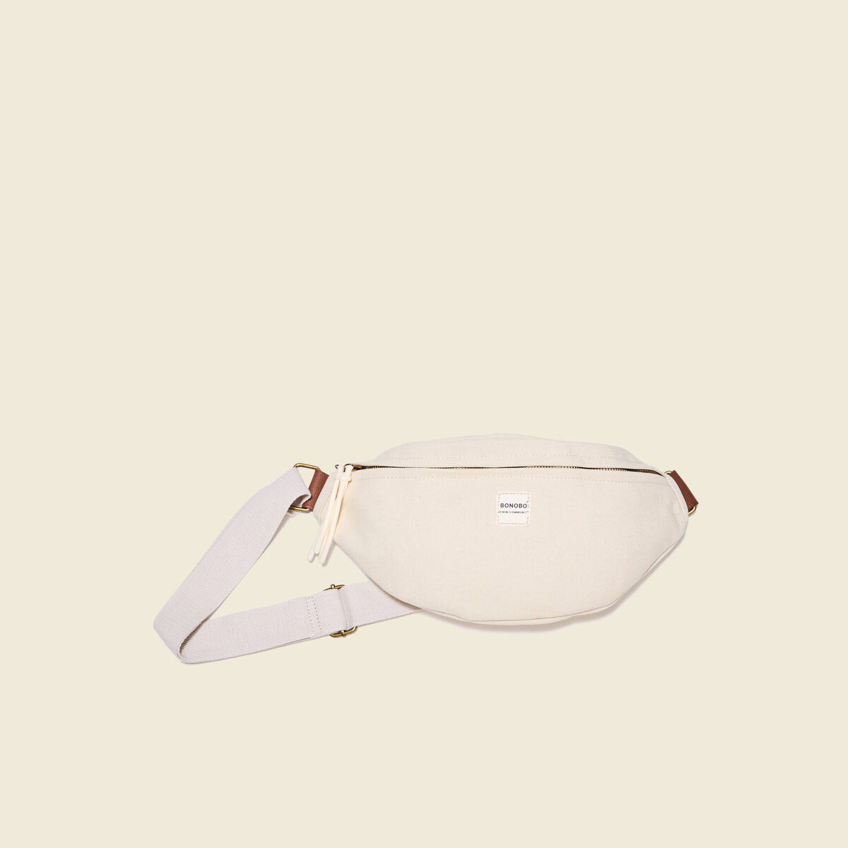 Sac banane sable homme