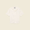 Chemise boyfriend manches courtes ecru homme