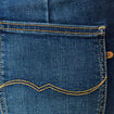Jeans bootcut cropped taille haute denim brut femme