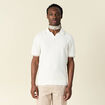 Polo manches courtes ecru homme