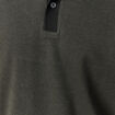 Polo col polo manches courtes en coton noir homme