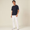 T-shirt manches courtes bleu marine homme