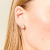 Boucles d'oreilles couleur or femme