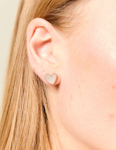 Boucles d'oreilles couleur or femme