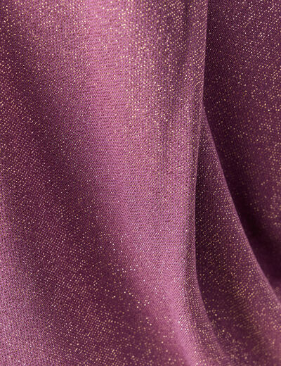 T-shirt manches longues violet femme