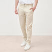 Pantalon chino slim gris homme
