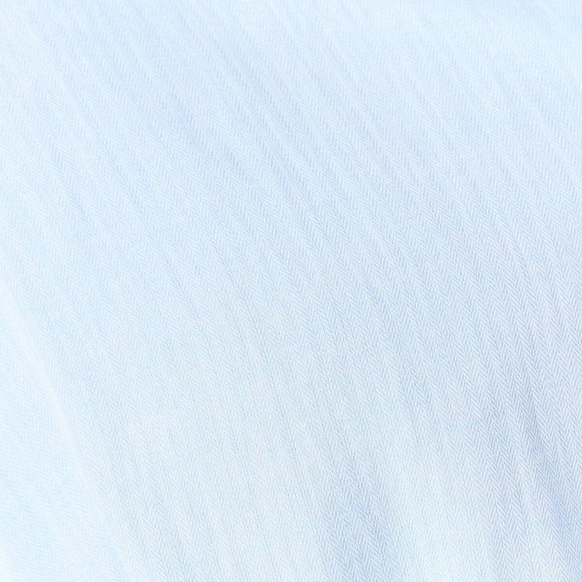 Chemise manches longues nouée bleu ciel femme