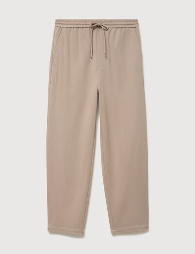 Pantalon large longueur 32 taupe homme