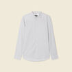 Chemise manches longues gris homme