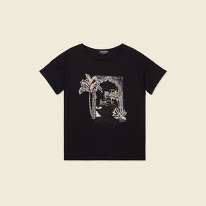 t shirt eco responsable noir femme T-shirt éco-responsable noir femme
