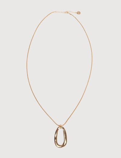 Collier couleur or femme