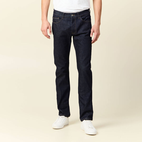 Jeans straight fabriqué en France denim brut rinse homme