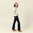 T-shirt manches courtes bleu clair femme
