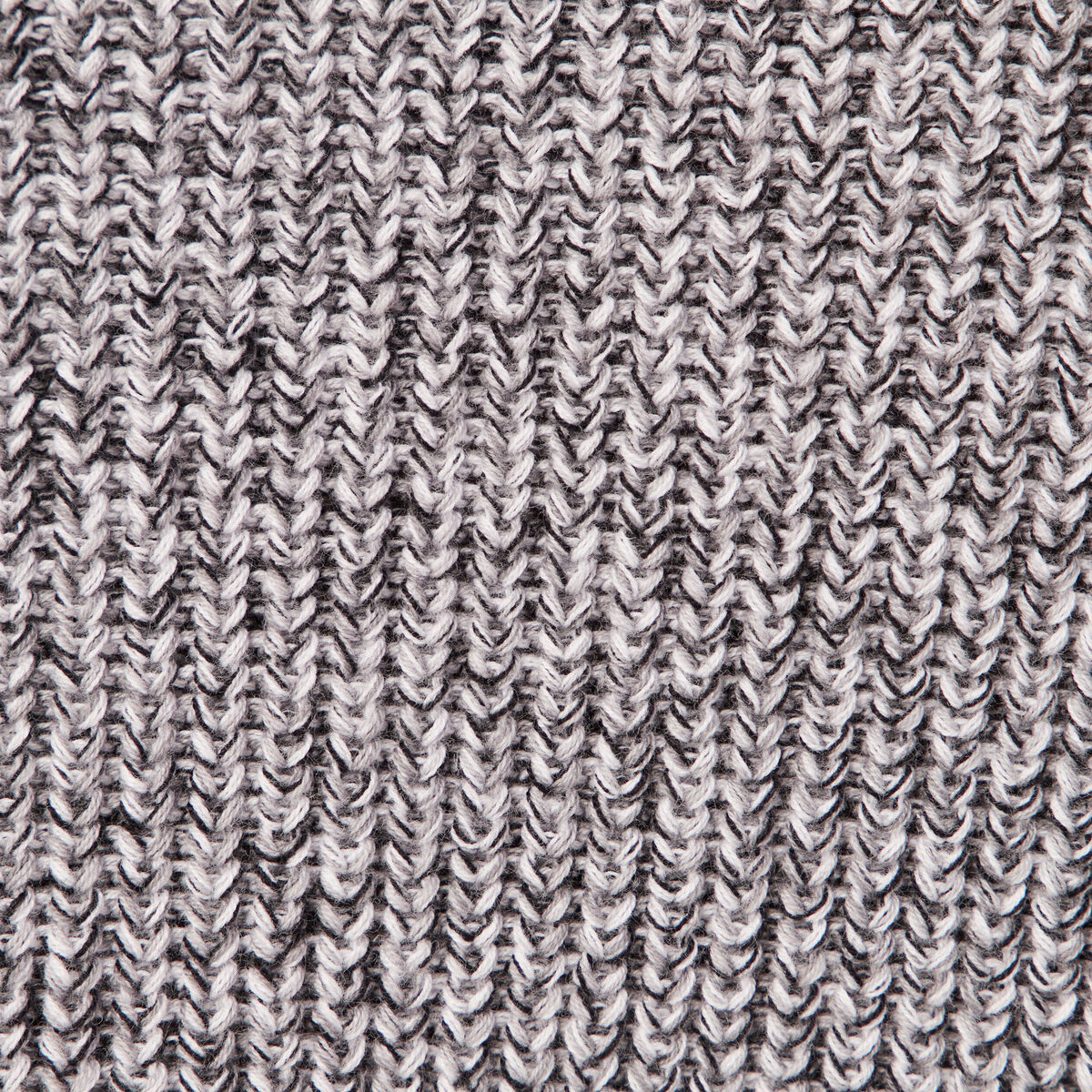 Pull manches longues gris fonc&eacute; homme