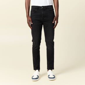jeans skinny tapered denim noir homme Jeans skinny tapered denim noir homme