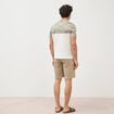 T-shirt manches courtes vert kaki homme