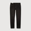 Jeans straight 5 poches marron homme