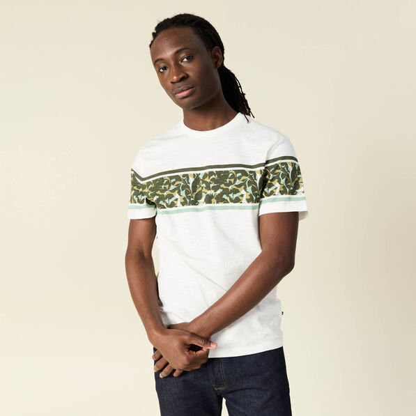 T-shirt éco-responsable vert olive homme