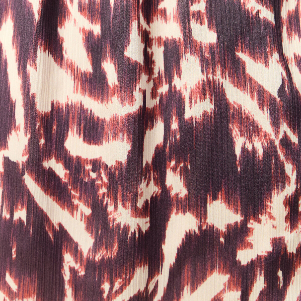 Robe longue évasée fluide marron femme