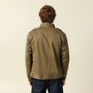 Veste col montant manches longues taupe homme