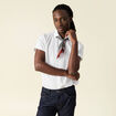Chemise manches courtes blanc homme
