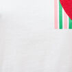 T-shirt droit col rond manches courtes blanc femme