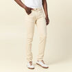 Jeans slim ecru homme