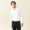 Chemise manches longues blanc homme
