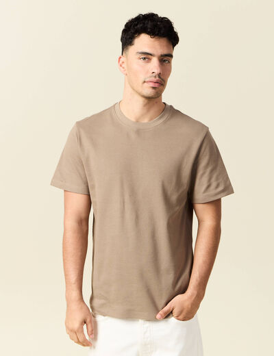 T-shirt manches courtes sable homme