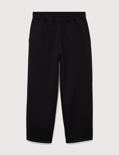 Pantalon coupe loose noir homme