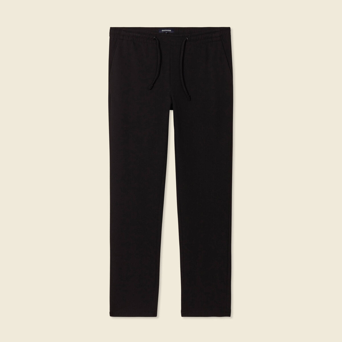 Pantalon chino jogger noir homme
