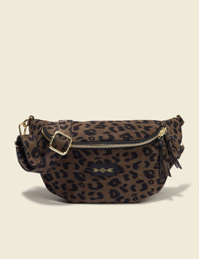 Sac banane vert kaki femme