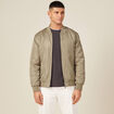 Blouson bomber éco-responsable taupe homme