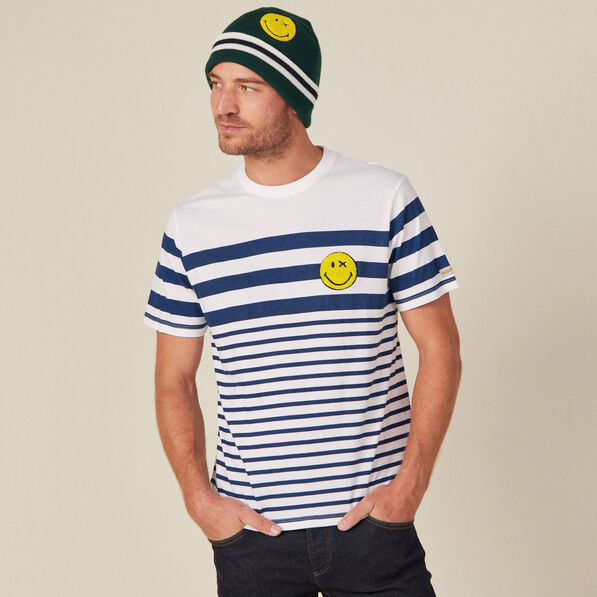 t shirt smileyworld ecru homme T-shirt SmileyWorld ecru homme