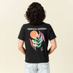 T-shirt manches courtes noir femme