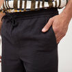Short en coton noir homme