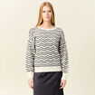 Pull manches longues gris clair femme
