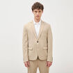 Veste blazer stretch beige homme